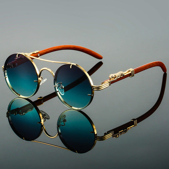 Lunettes de soleil rétro ovales pour un style moderne 1