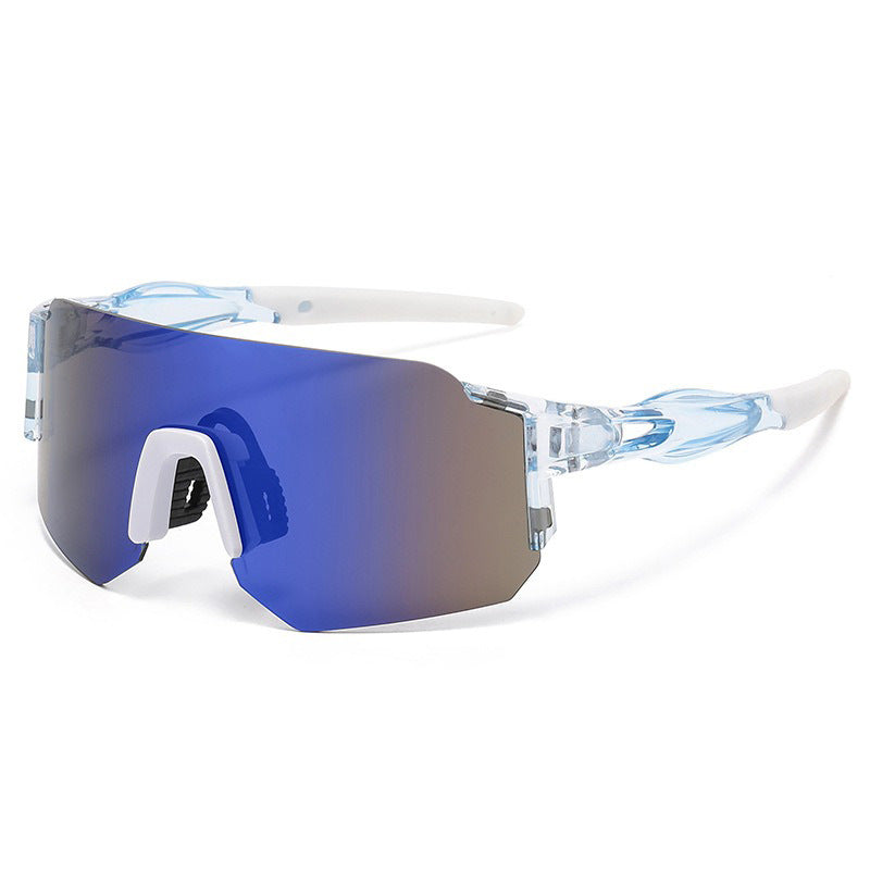Lunettes de soleil sport unisexes performance avec monture surdimensionnée 0