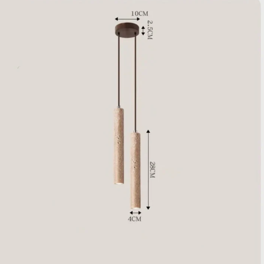 Lustre LED Minimaliste Design Wabi-Sabi 6