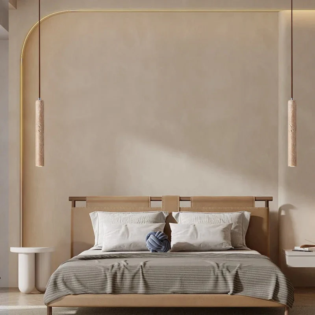 Lustre LED Minimaliste Wabi-Sabi 3