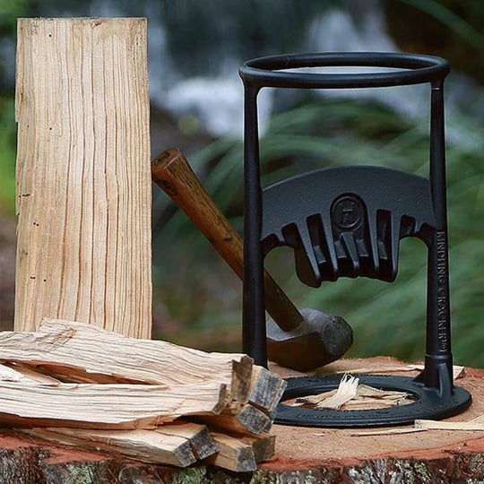 Machine à rampe manuelle pour le bois de chauffage 3