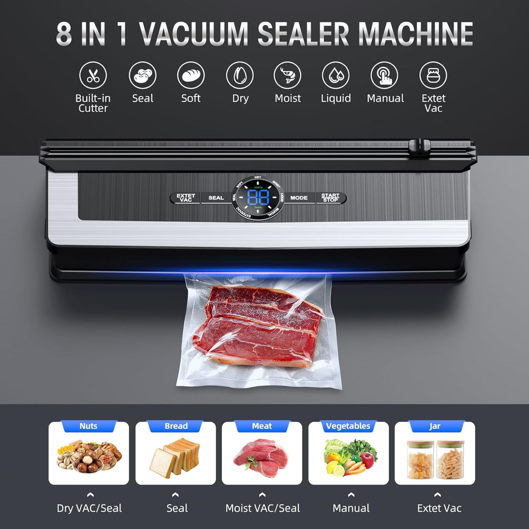 Machine sous vide Multifonction 8 en 1 avec Coupeur 7