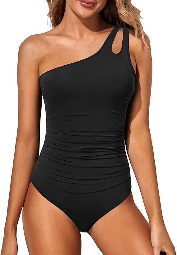 Maillot de Bain Femme Une Épaule Tendance 9