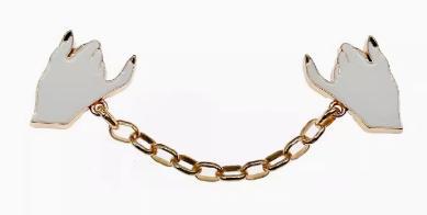 Manchette d'oreille Femme Forme de Cœur Design Unique 16