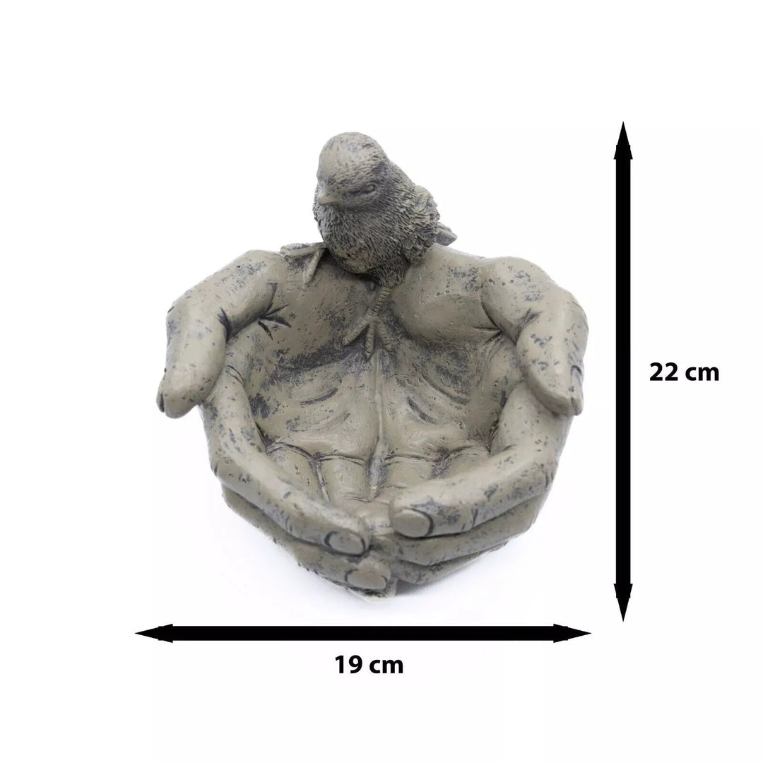 Mangeoire à Oiseaux Décorative pour Jardin en Résine Style Unique 4