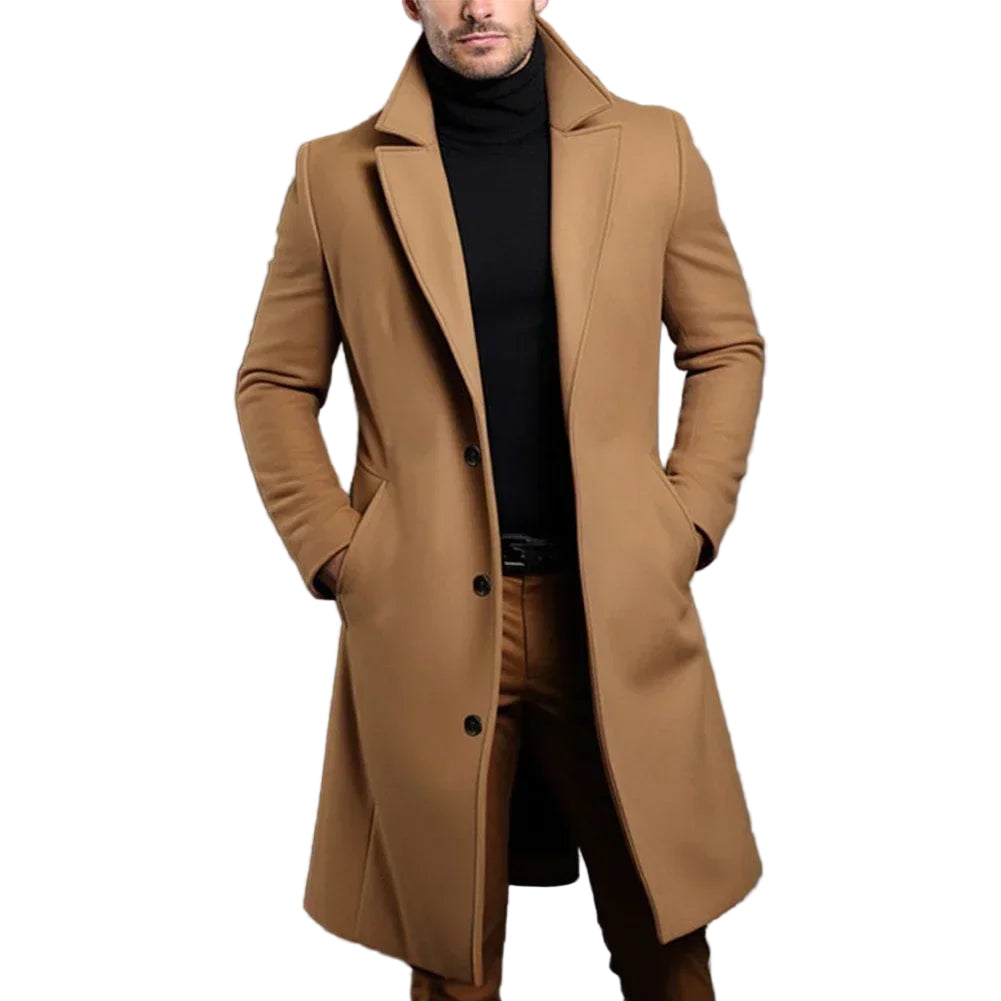 Manteau Classique pour Homme en Tissu de Luxe 0