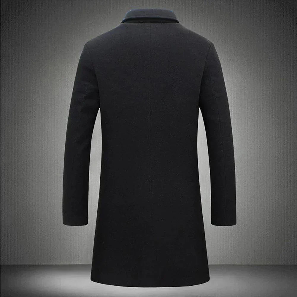 Manteau Classique pour Homme en Tissu de Luxe 2