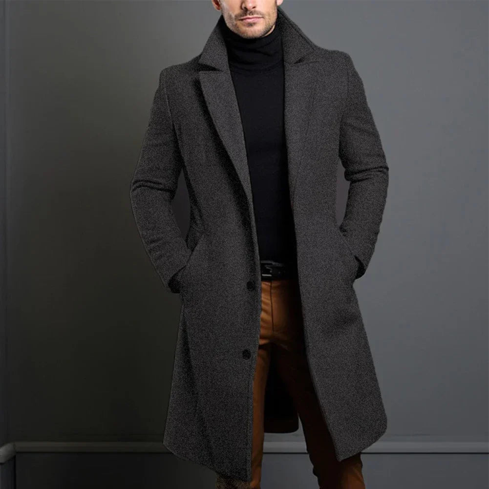 Manteau Classique pour Homme en Tissu de Luxe 3