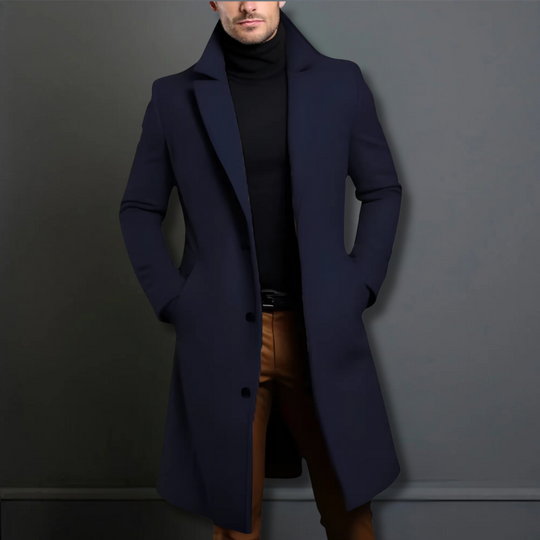 Manteau Classique pour Homme en Tissu de Luxe 4