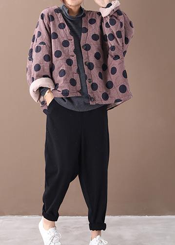 Manteau Décontracté Boutonné Femme à Carreaux Rouges 2