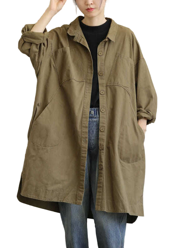 Manteau Décontracté à Col Peter Pan 0