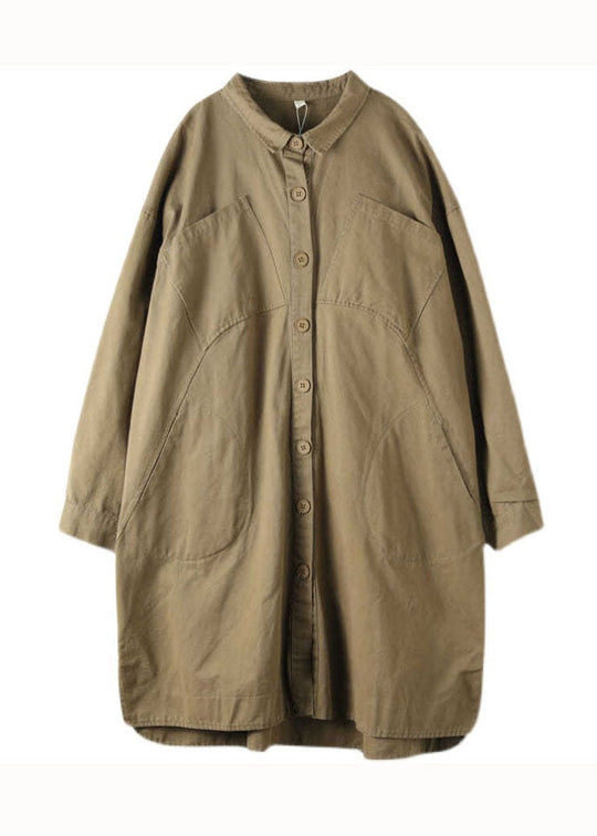 Manteau Décontracté à Col Peter Pan 4