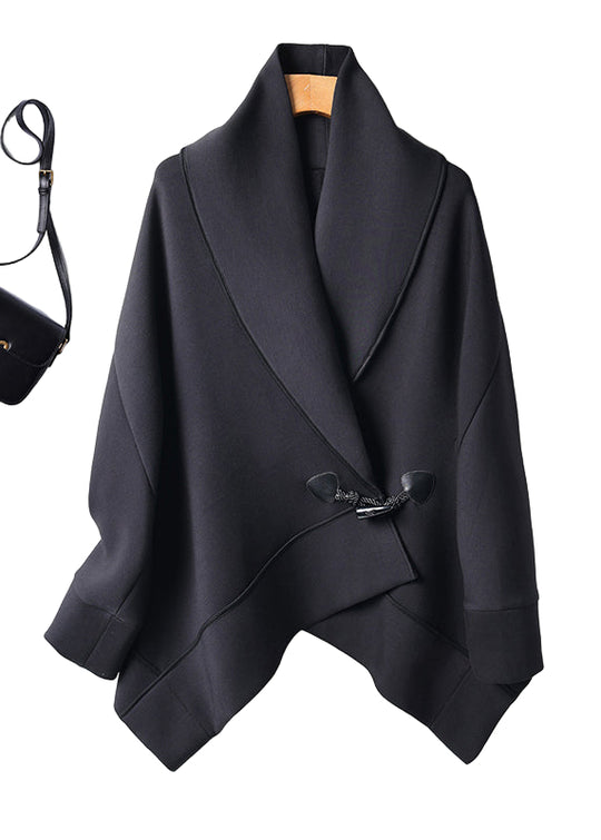 Manteau Femme Boutonné Col Peter Pan 0