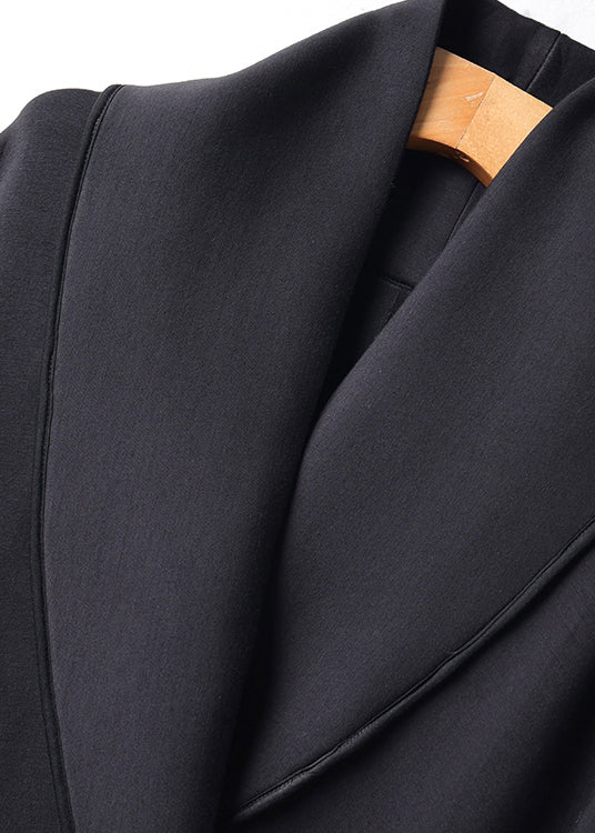 Manteau Femme Boutonné Col Peter Pan 2