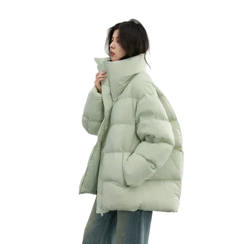 Manteau Femme en Duvet avec Col Montant 6
