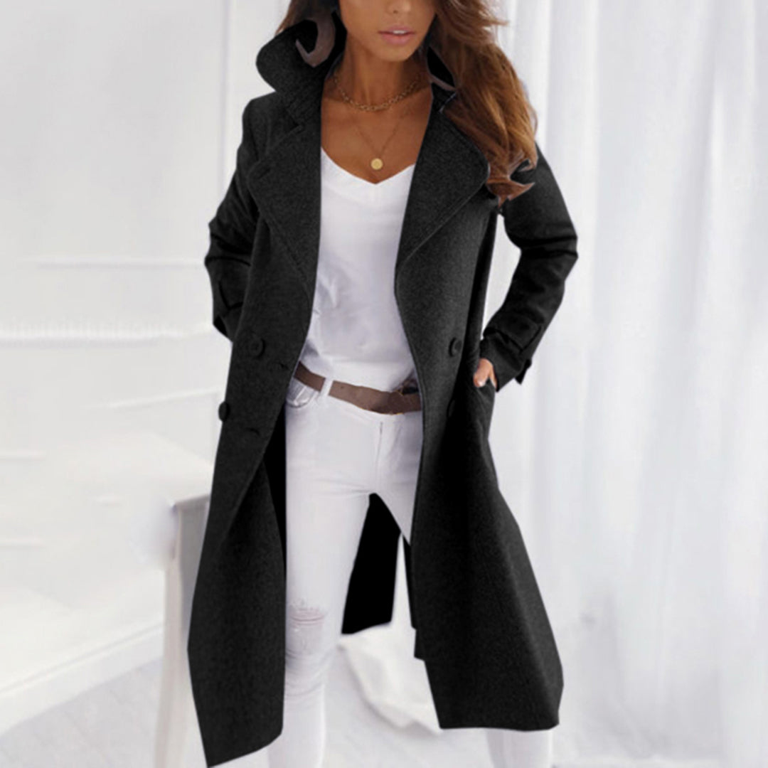 Manteau Femme en Laine au Style Décontracté 3