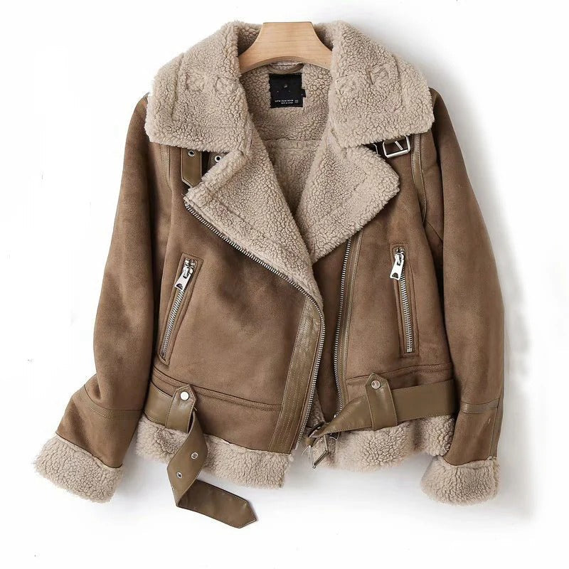 Manteau Hiver Femme Chic Cintré Col À Revers 2
