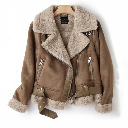 Manteau Hiver Femme Chic Cintré Col À Revers 2