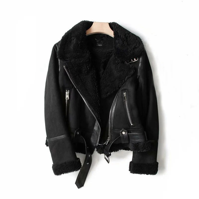 Manteau Hiver Femme Chic Cintré Col À Revers 3