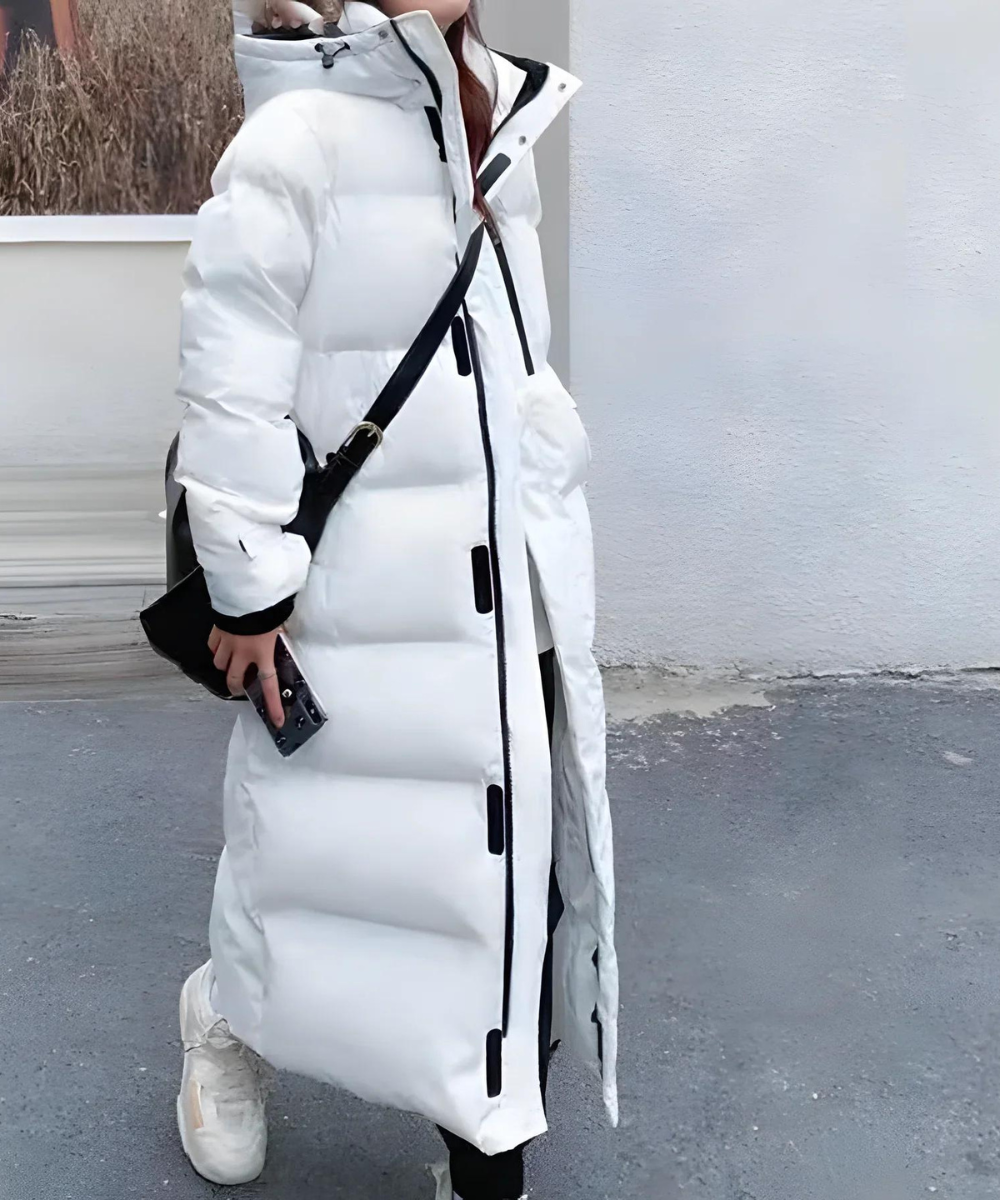Manteau Hiver Femme Long Imperméable Avec Capuche 5