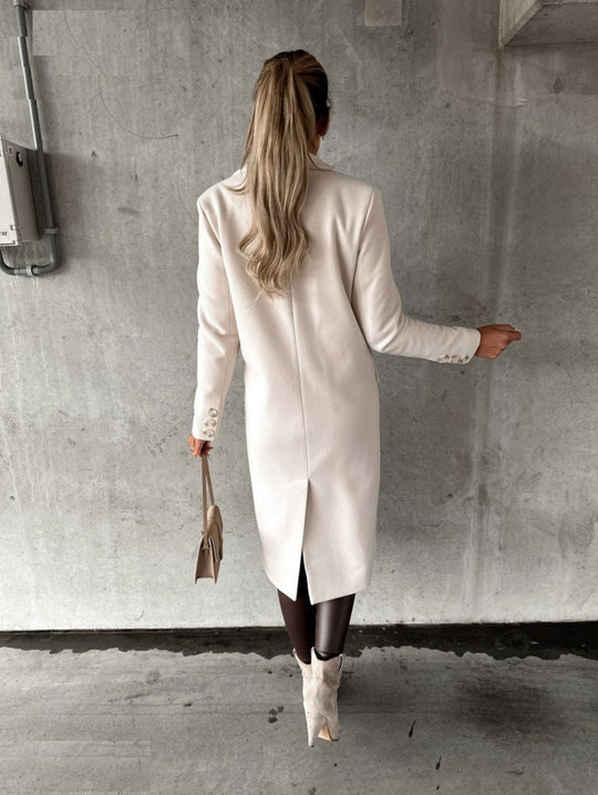 Manteau Hiver Femme Style Scandinave Long Ajusté 5