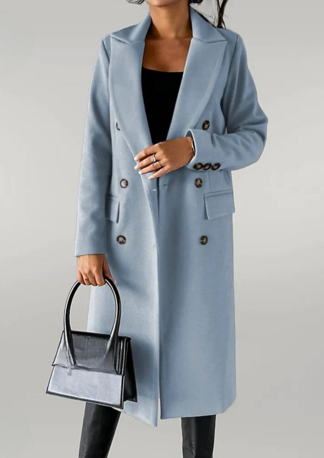 Manteau Hiver Femme Style Scandinave Long Ajusté 7