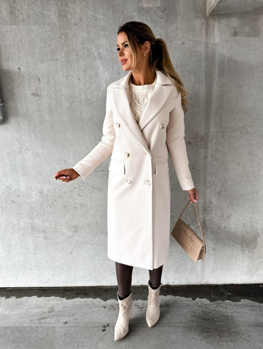 Manteau Hiver Femme Style Scandinave Long Ajusté 9