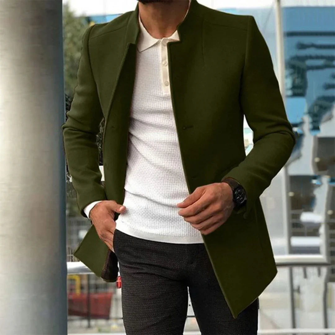 Manteau Hiver Homme Moderne Chic avec Détails Raffinés 12
