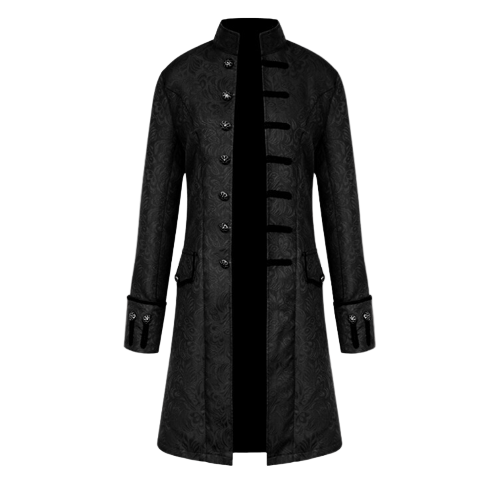 Manteau Homme Hiver Long Style Médiéval Confortable 0