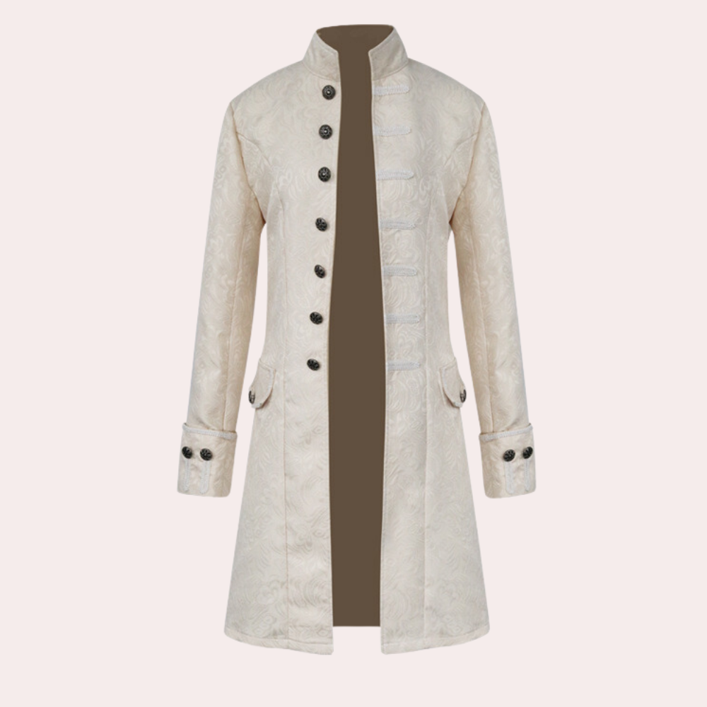 Manteau Homme Hiver Long Style Médiéval Confortable 5
