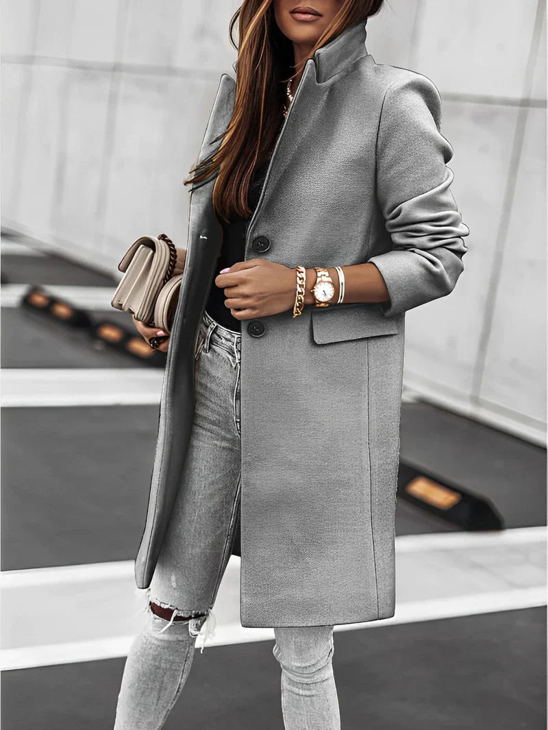 Manteau Long à Manches Longues pour Femme 10
