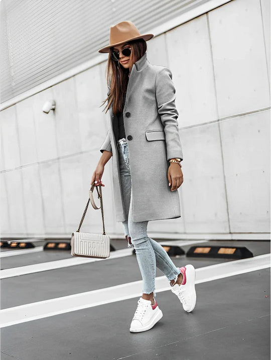 Manteau Long à Manches Longues pour Femme 6