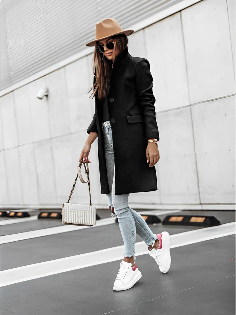 Manteau Long à Manches Longues pour Femme 8