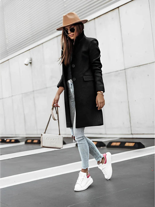 Manteau Long à Manches Longues pour Femme 8