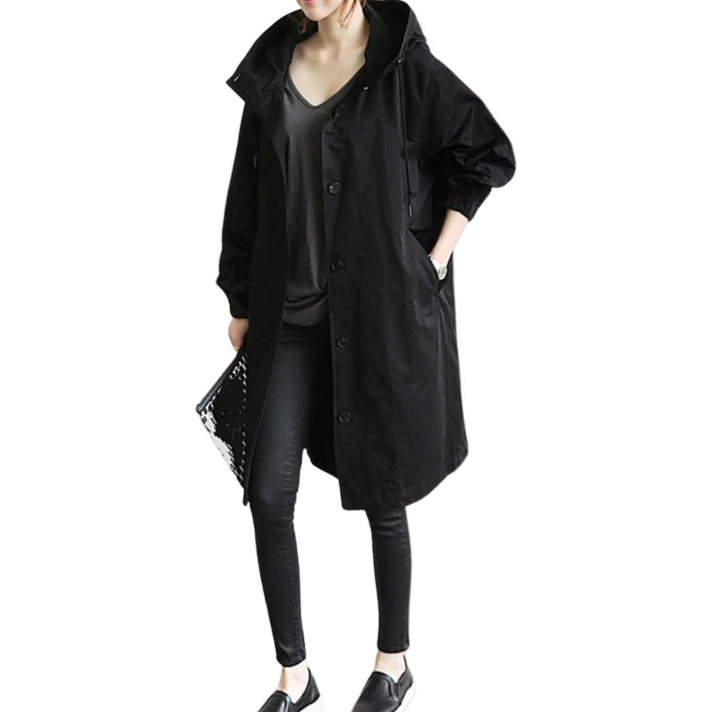 Manteau Long pour Femmes avec Col Montant 0