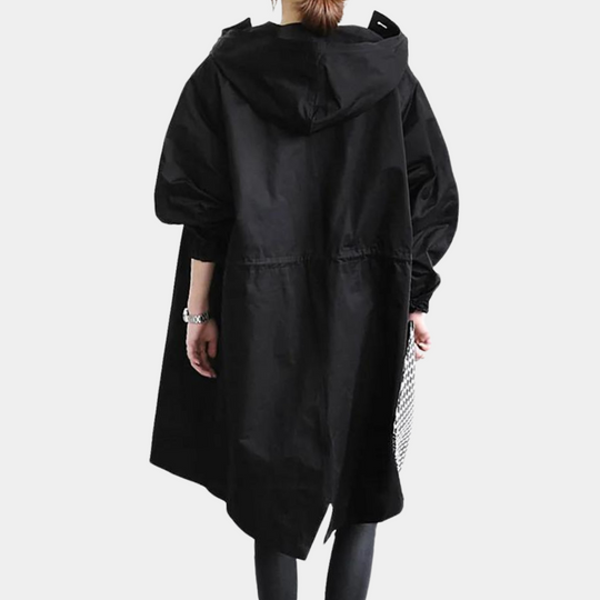 Manteau Long pour Femmes avec Col Montant 1