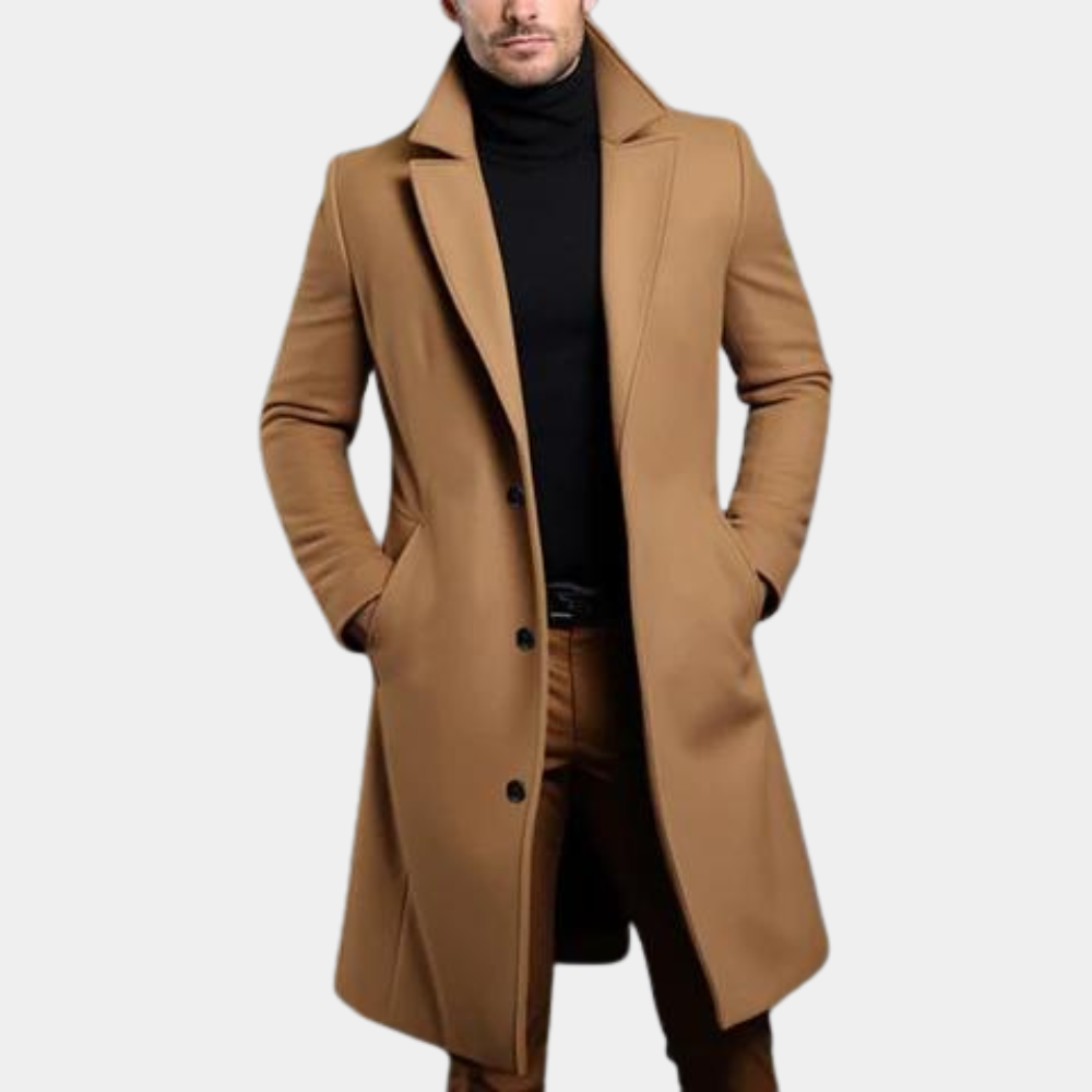 Manteau Long pour Hommes Moderne et Élégant 1