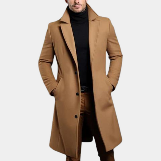 Manteau Long pour Hommes Moderne et Élégant 1