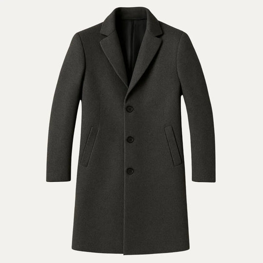 Manteau Mi-Long pour Hommes Chic 2