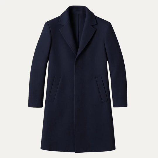 Manteau Mi-Long pour Hommes Chic 3
