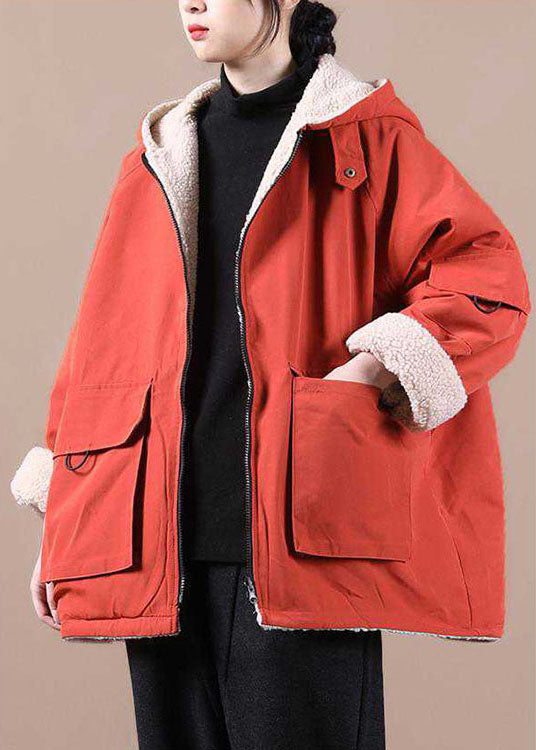 Manteau Parka d'Hiver Ample avec Capuche 1