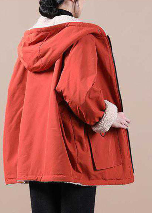 Manteau Parka d'Hiver Ample avec Capuche 3