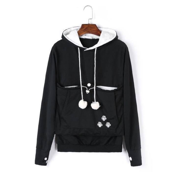 Manteau Pour Chat À Capuche Confortable Avec Poche 0