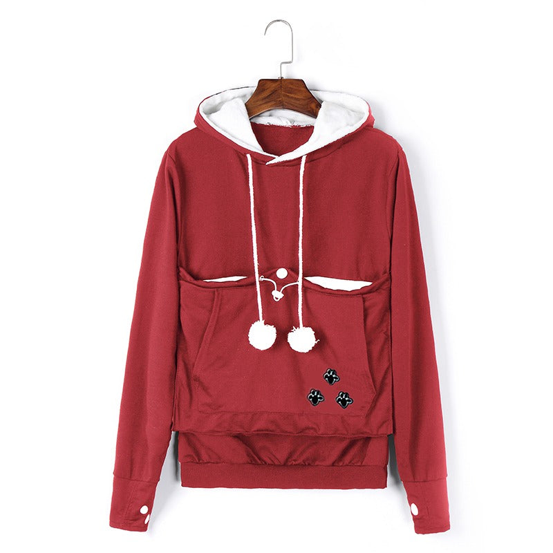 Manteau Pour Chat À Capuche Confortable Avec Poche 1