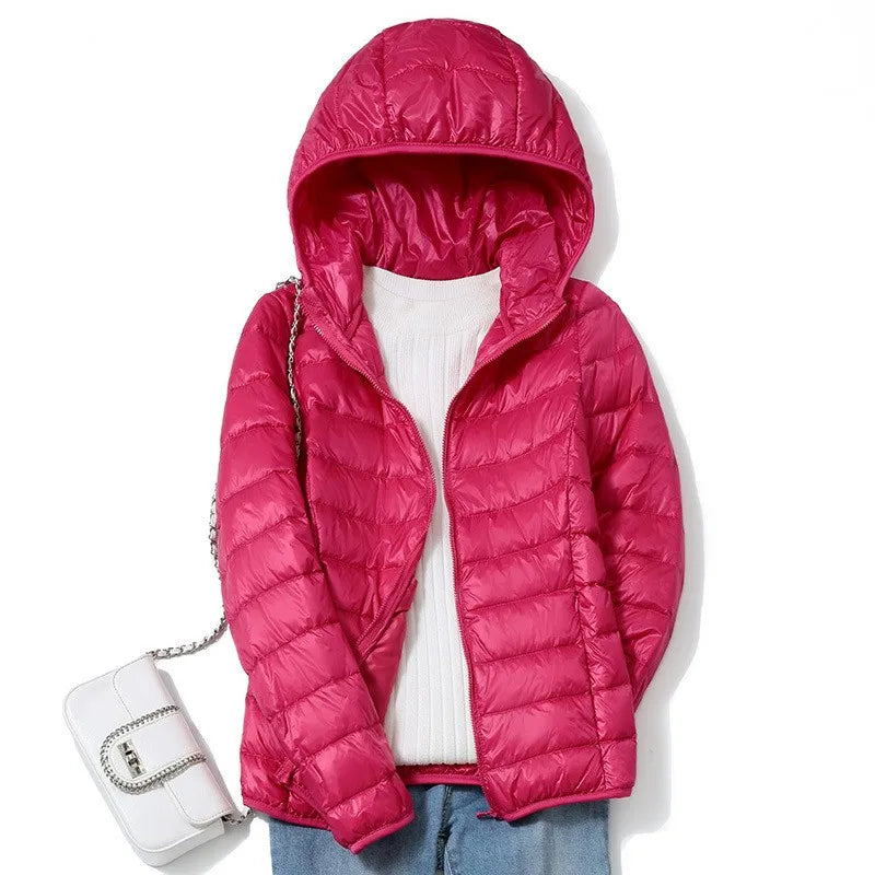 Manteau Puffer Court Femme Ultraléger Packable 1