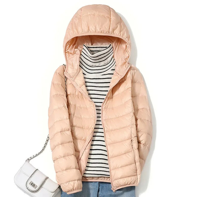 Manteau Puffer Court Femme Ultraléger Packable 4