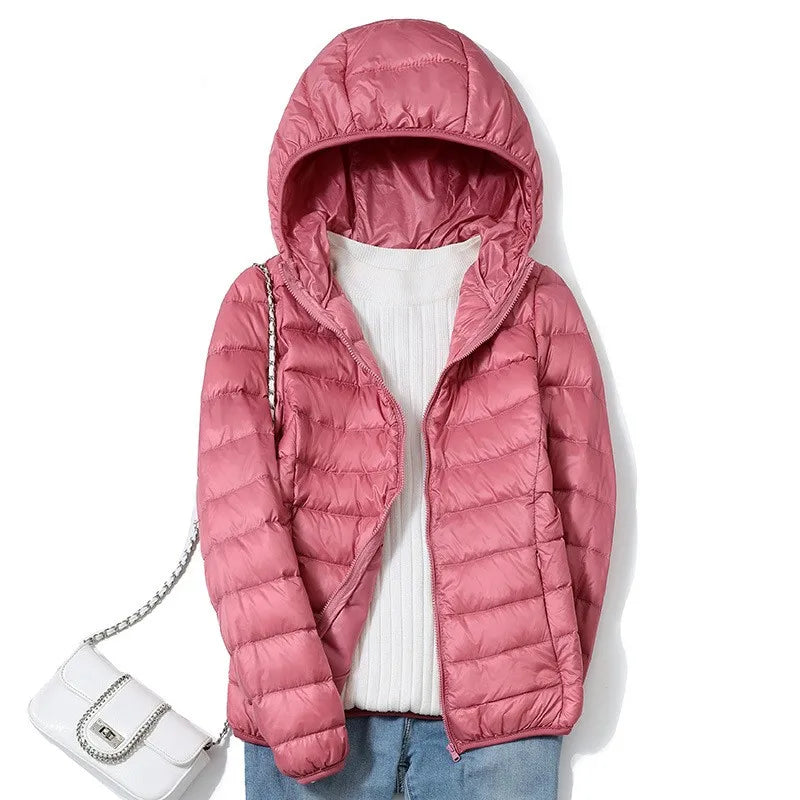 Manteau Puffer Court Femme Ultraléger Packable 5
