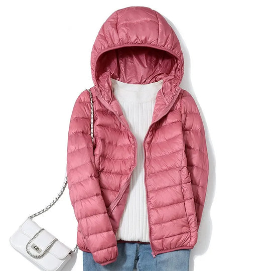 Manteau Puffer Court Femme Ultraléger Packable 5