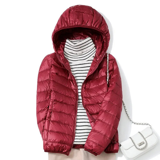 Manteau Puffer Court Femme Ultraléger Packable 7