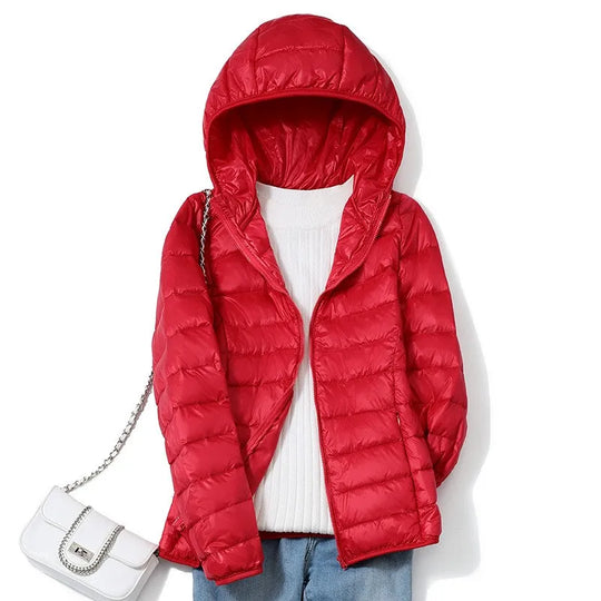 Manteau Puffer Court Femme Ultraléger Packable 8